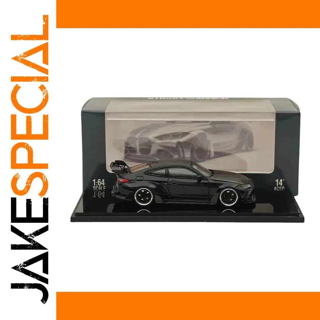 STREET WARRIOR SW 1:64 M4 Black Diecast Car 1 STREET WARRIOR SW 1:64 M4 Black Diecast Car