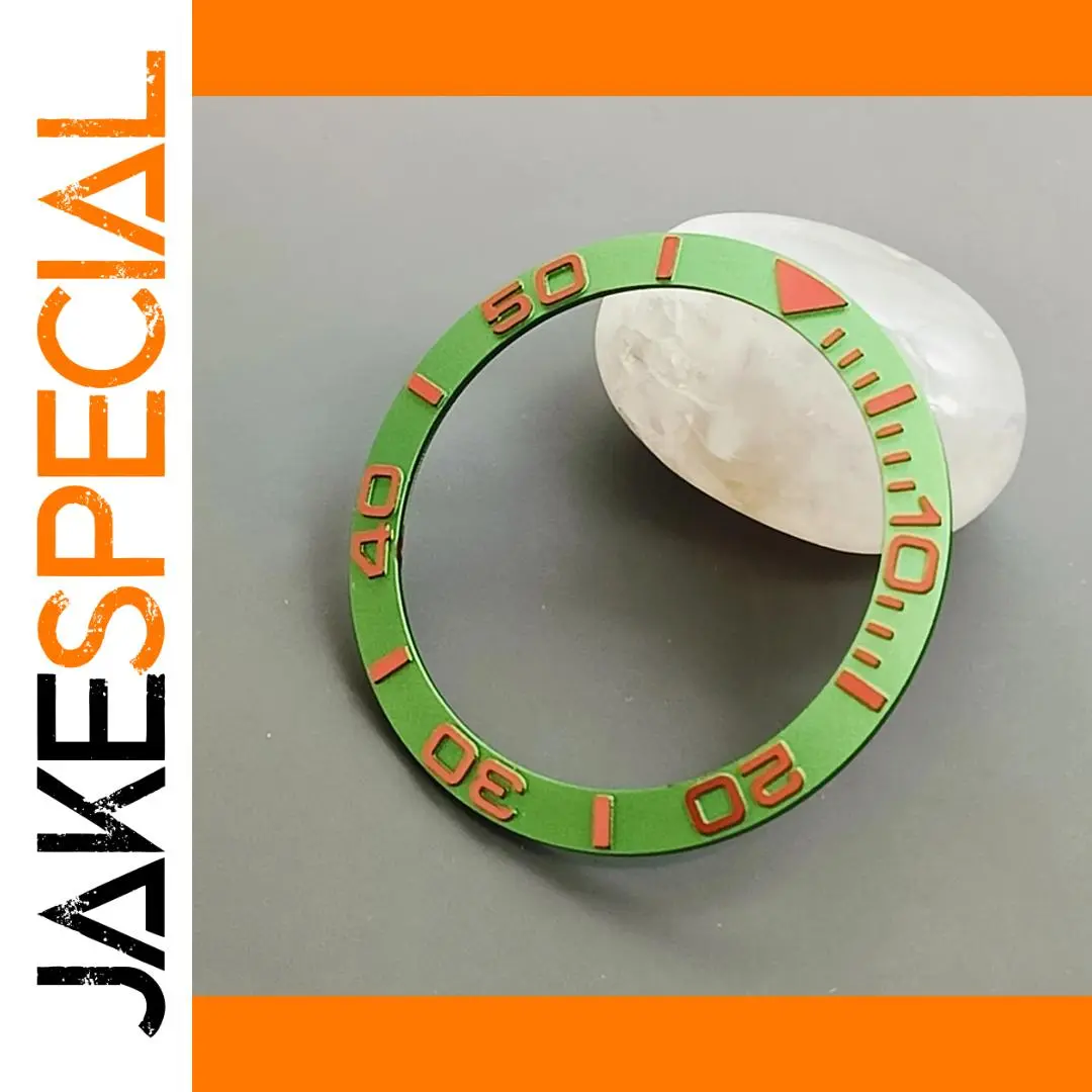 Bright Green 38mm Aluminium Bezel Insert for SKX007 SKX009 SRPD 1 Bright Green 38mm Aluminium Bezel Insert for SKX007 SKX009 SRPD