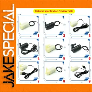 Mini Submersible Pump DC3V 5V 100L/H