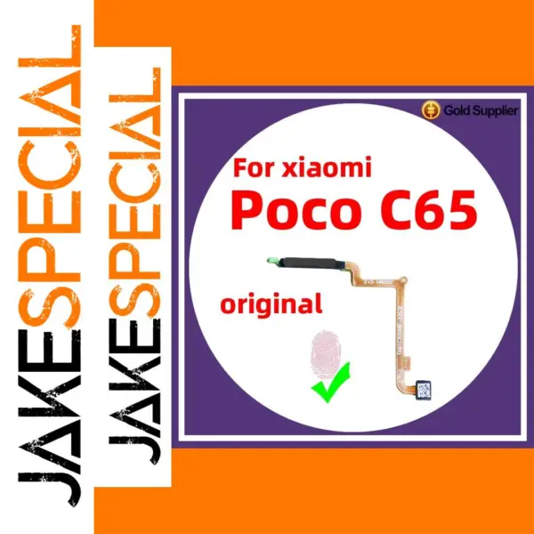 Original Xiaomi Poco C65 Fingerprint Sensor Scanner Flex Cable