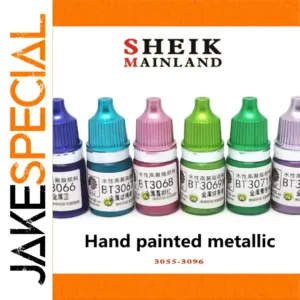 Metallic Model Coloring Pigment Set, 6 Colors