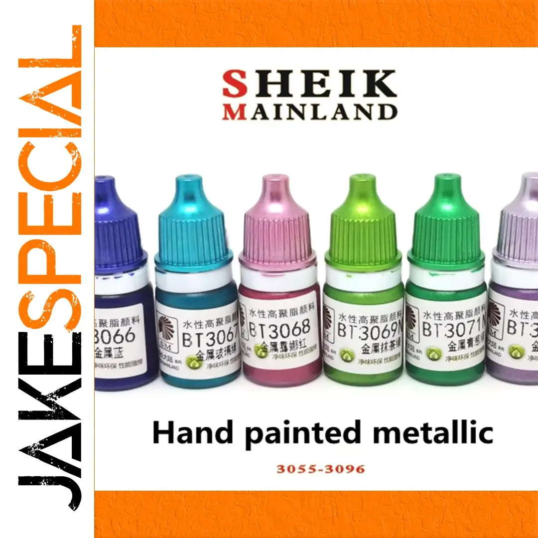 Metallic Model Coloring Pigment Set, 6 Colors 1 Metallic Model Coloring Pigment Set, 6 Colors