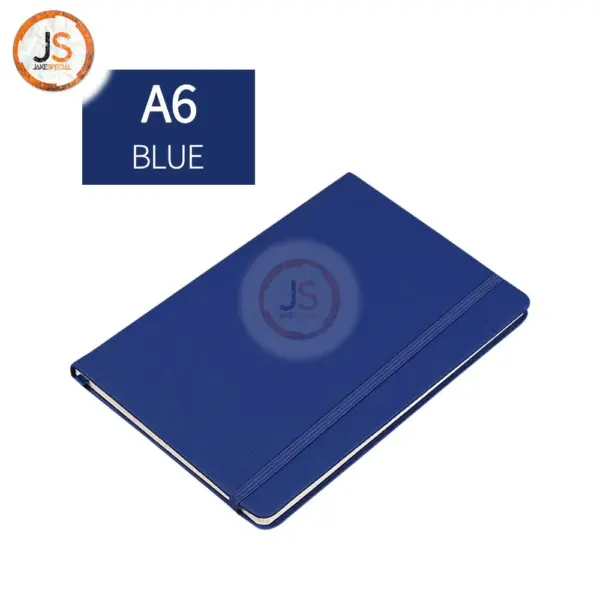 Solid Color Faux Leather Notebook A6 Size - Image 7