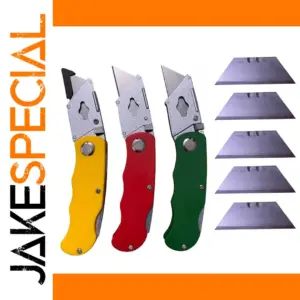 Folding Art Knife with 5 Replacement Blades