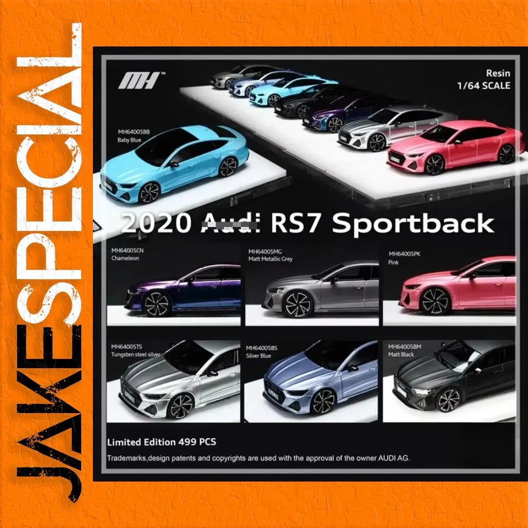 Audi RS7 Sportback 1:64 Scale Model Collectible 1 Audi RS7 Sportback 1:64 Scale Model Collectible