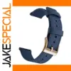 Navy Blue Canvas Quick Release Watch Band 22mm