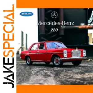 WELLY 1:24 Mercedes-Benz 220 Diecast Model Red