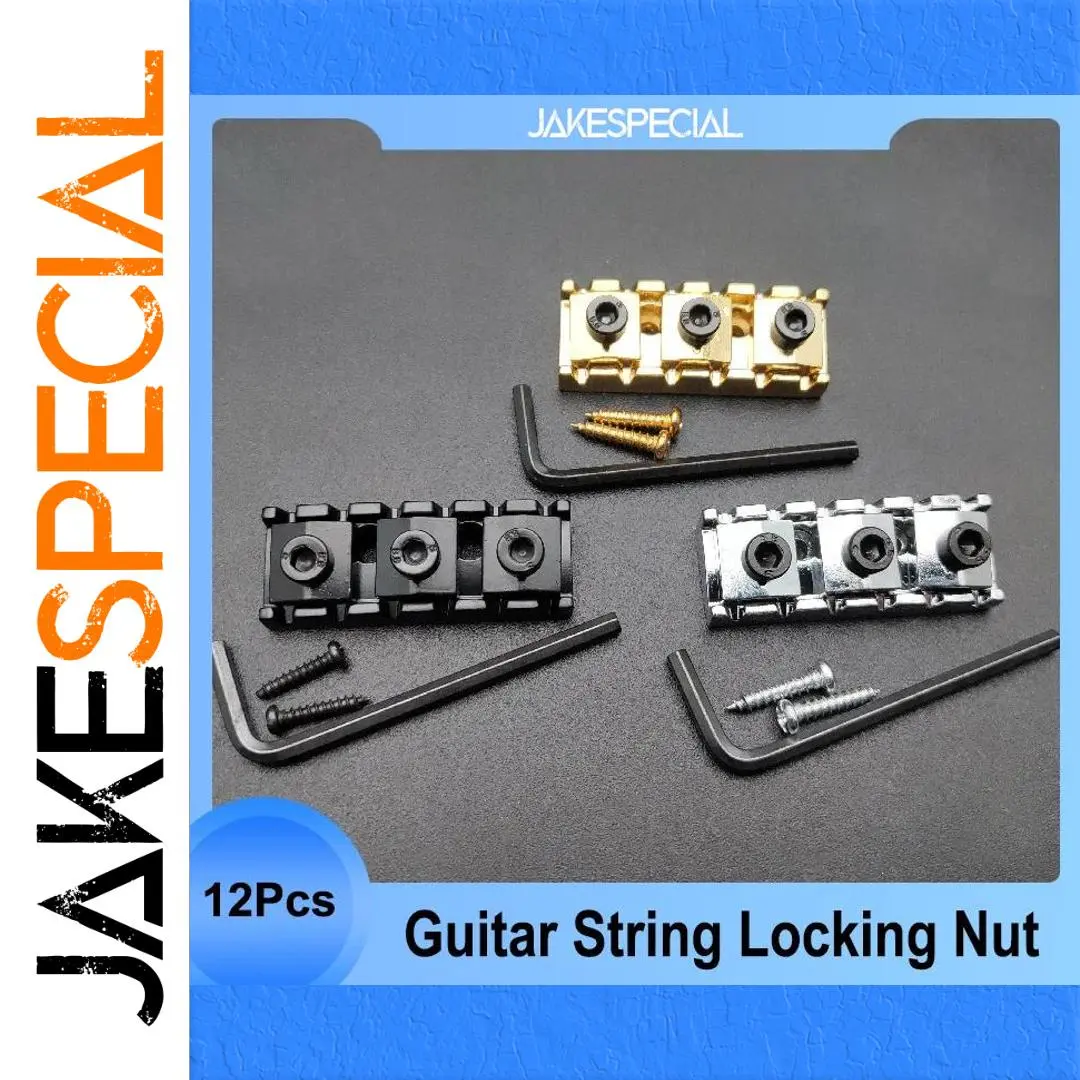 12 Electric Guitar Locking Nuts for Tremolo Bridges 1 12 Electric Guitar Locking Nuts for Tremolo Bridges