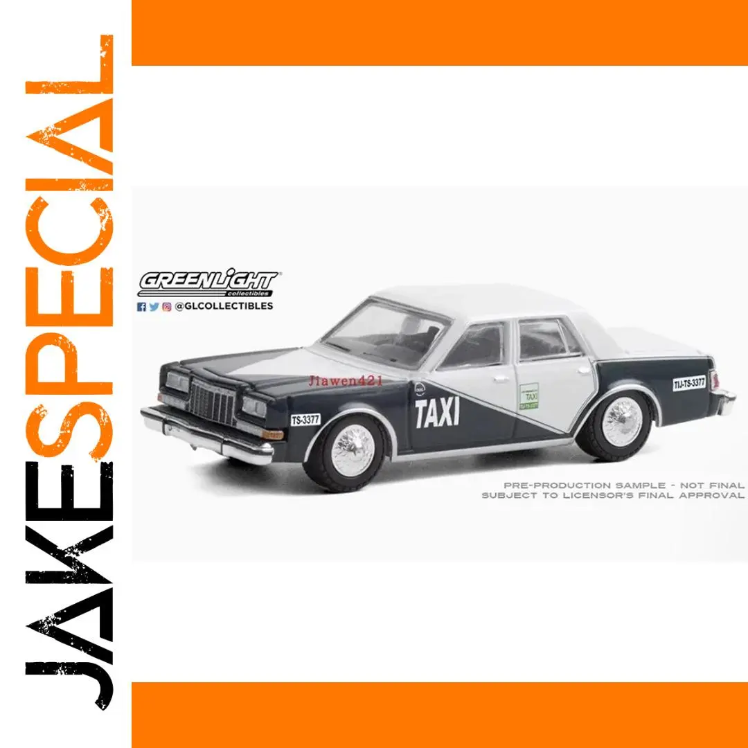 Greenlight 1:64 Diecast 1984 Diplomat Taxi Model 1 Greenlight 1:64 Diecast 1984 Diplomat Taxi Model