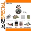 WW2 Military Minifigure with Accessories Set