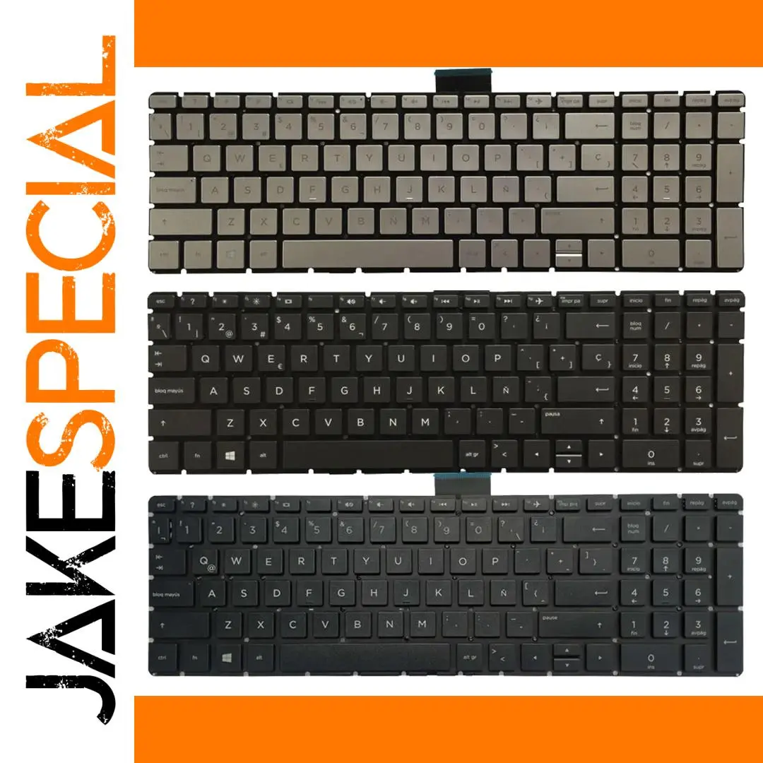 HP Compatible Spanish/Latin Keyboard Black/Silver 1 HP Compatible Spanish/Latin Keyboard Black/Silver