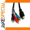 HDMI to 3 RCA Video Audio Cable 1080P