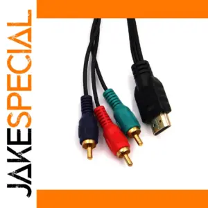 HDMI to 3 RCA Video Audio Cable 1080P