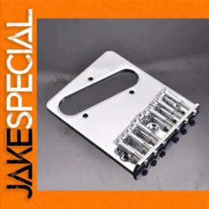 Chrome Fixed Guitar Bridge for Electric Guitars