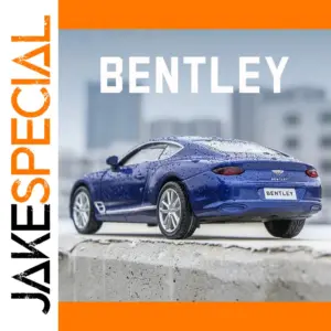 1:36 Scale Blue Bentley Continental GT Model