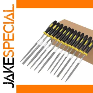6-Piece Mini Steel File Set for Woodworking