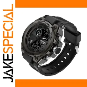 SANDA 739 Black Digital Sports Watch