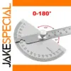 180 Degree Stainless Steel Protractor Ruler