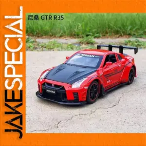 1:32 Scale Alloy Diecast GTR R35 Model Car