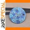 28.5mm Blue Floral Watch Dial with Diamonds