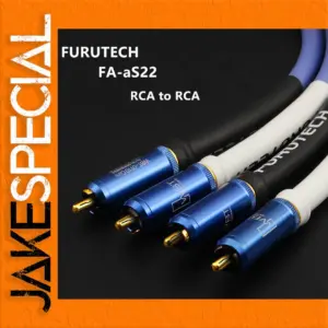 Furutech Alpha OCC RCA Audio Cable 0.5m to 3m
