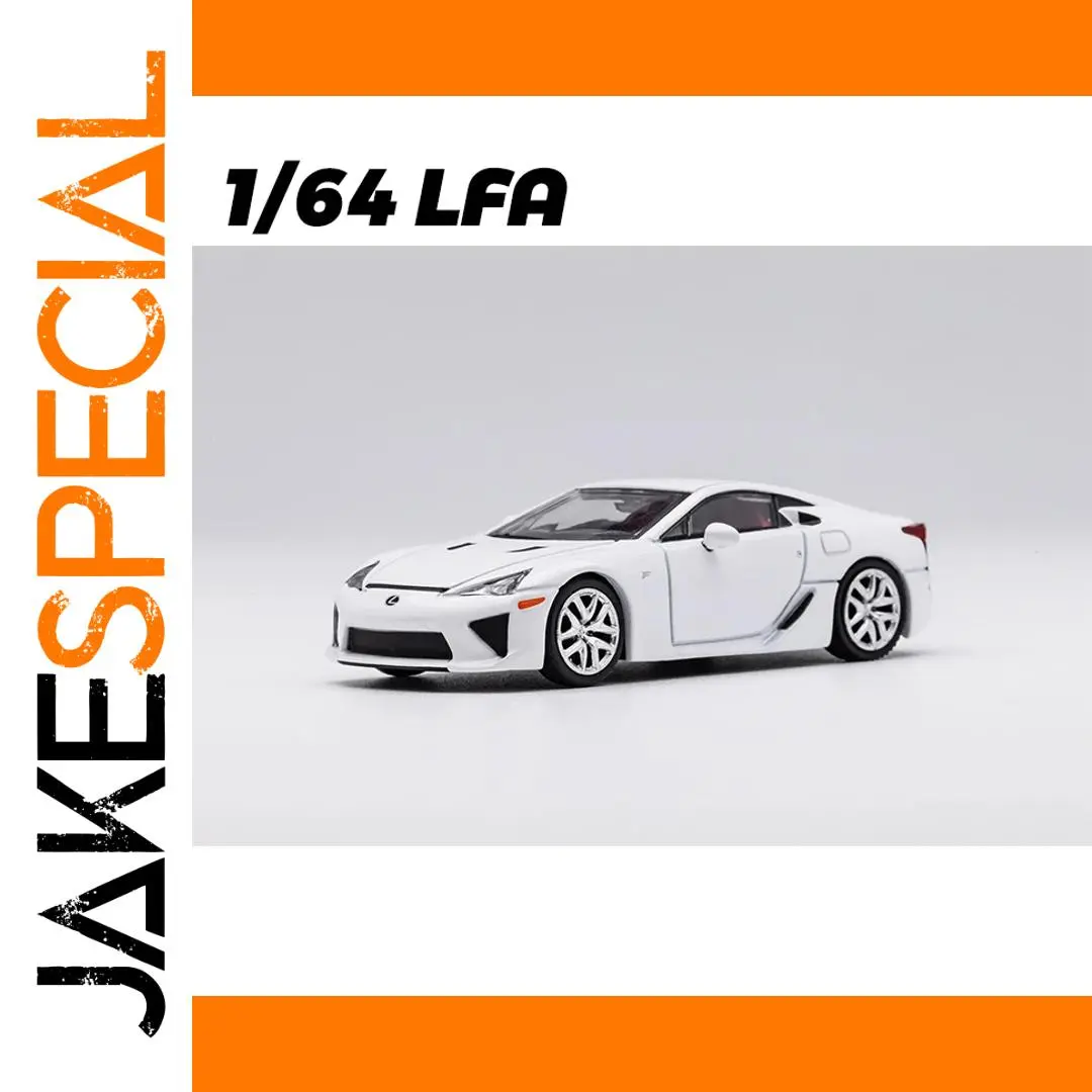 DCT 1:64 LFA White Diecast Model Car 1 DCT 1:64 LFA White Diecast Model Car