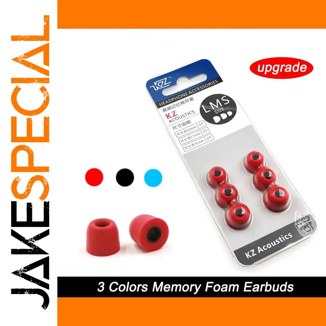 Memory Foam Ear Tips for In-Ear Headphones 1 Memory Foam Ear Tips for In-Ear Headphones