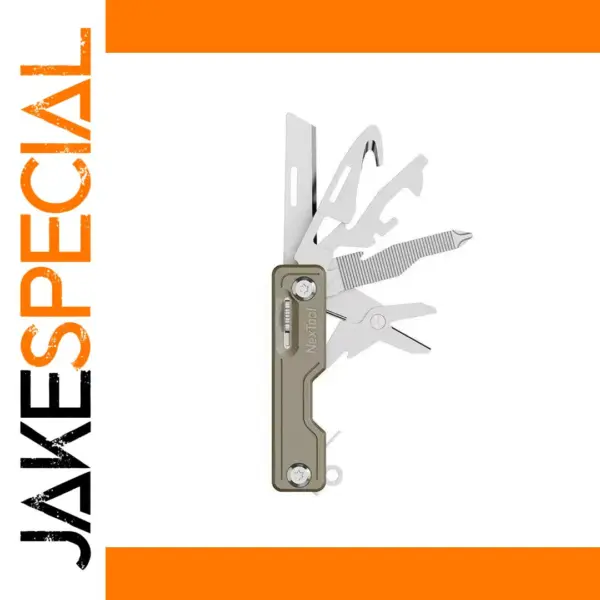 NexTool 10-in-1 Compact Multitool Khaki