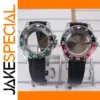 40mm Waterproof Watch Case with Rubber Strap