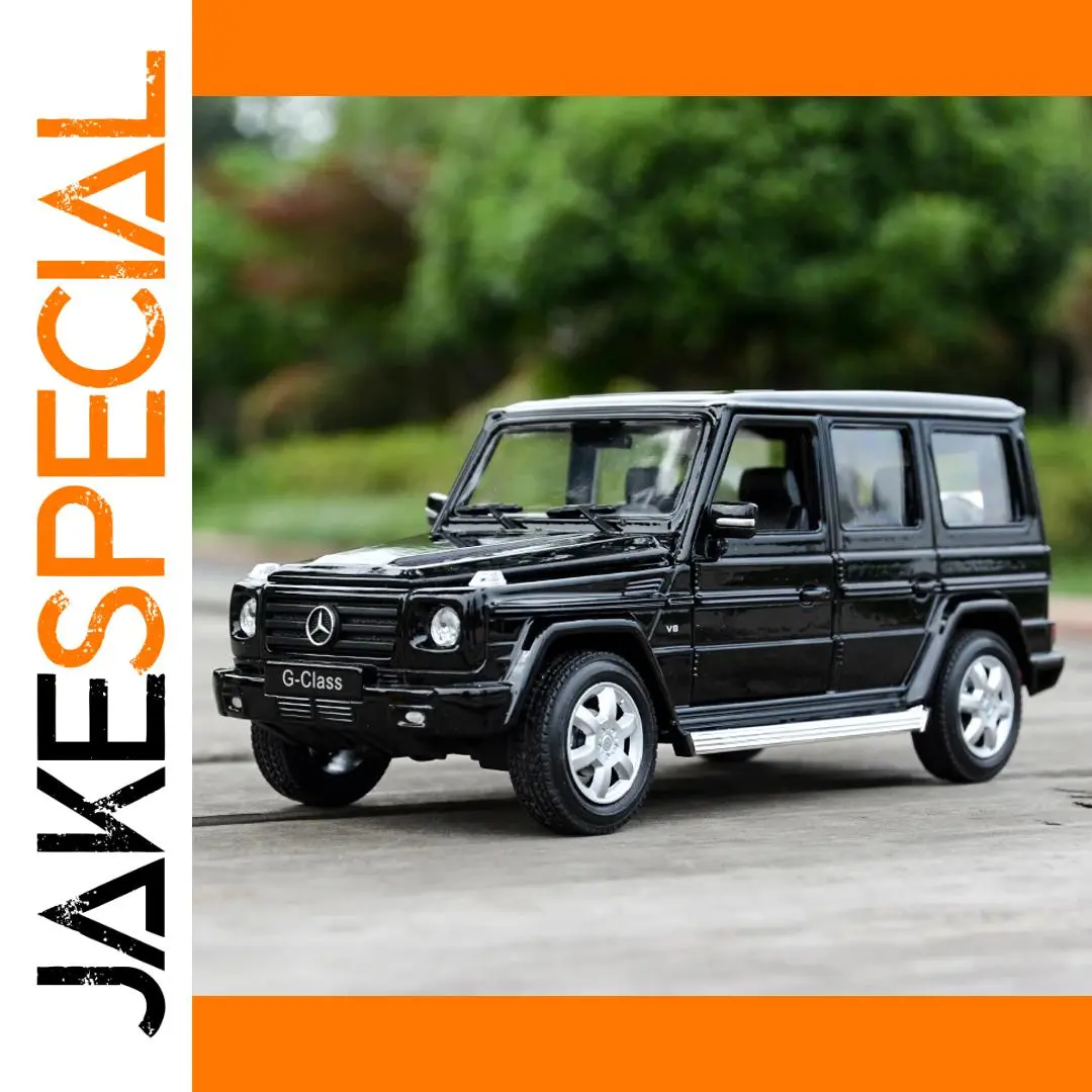 WELLY 1:24 Black Mercedes-Benz G-Class G500 Model 1 WELLY 1:24 Black Mercedes-Benz G-Class G500 Model