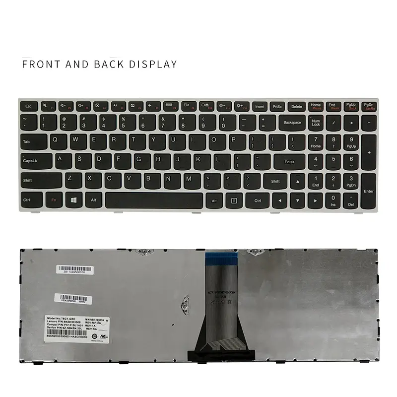 Lenovo Laptop Keyboards Set in Silver and Gray 4 Lenovo Laptop Keyboards Set in Silver and Gray - Image 4