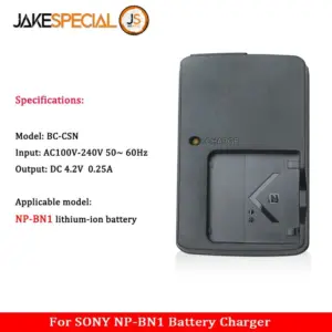Sony NP-BN1 Battery Charger for Cyber-shot Cameras 9 4ec217c6ec6c43cdb3ffb588 with overlay