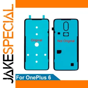OnePlus 6 Back Cover Adhesive Sticker Blue