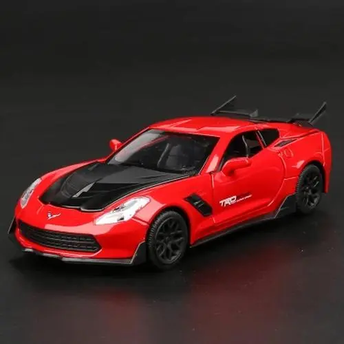 1:32 Corvette Z06 Diecast Model in Green 9 1:32 Corvette Z06 Diecast Model in Green - Image 9