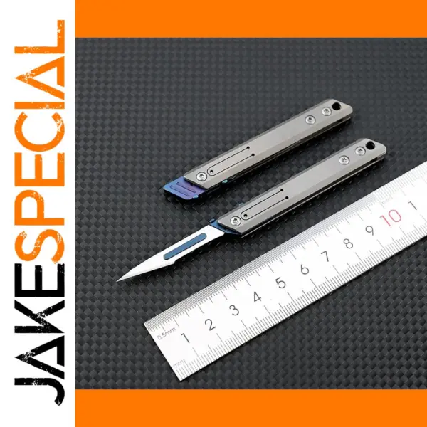 Titanium Alloy Mini Folding Utility Knife