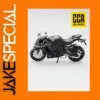1:18 Scale Matte Black Alloy Motorbike Model