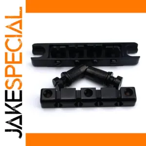 High Mass 4-String Bass Bridge Black Finish