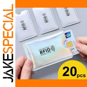 Portable Anti-RFID Wallet with Holographic Finish