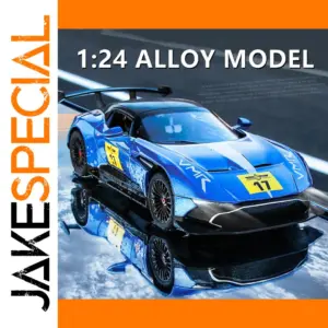 1:22 Aston Martin GT Diecast Model Car Blue