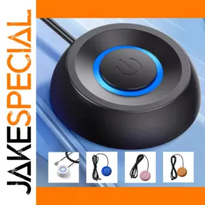 Pushbutton Desktop Computer Switch with LED Indicator