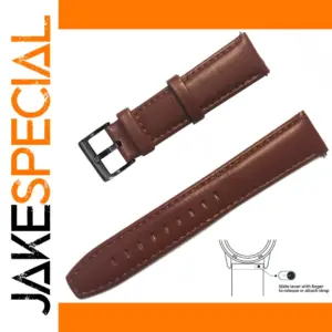 Vintage Genuine Leather Watchband 20mm 22mm
