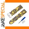 Camouflage Silicone Watch Band for 20-26mm Watches
