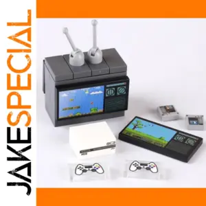 Retro Gaming Miniature Building Blocks Set