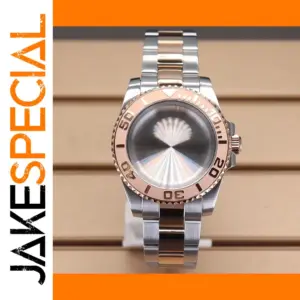 Silver and Rose Gold 40mm Watch Case Set