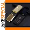 Stylish Flip Phone for Seniors with Dual SIM