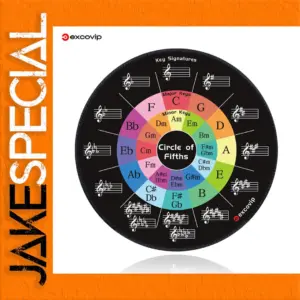 Circle of Fifths Music Theory Mouse Pad 200mm