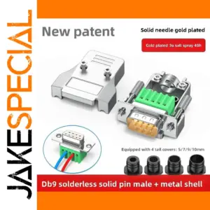 DB9 RS232 Connector Male Female Plug Set