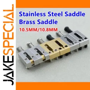 Electric Guitar Bridge Saddles Set 10.5MM/10.8MM