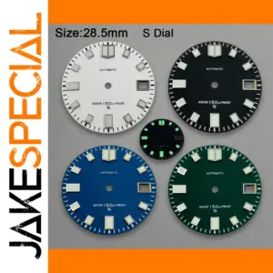 28.5mm Luminous Watch Dials for NH35/NH36/4R/7S