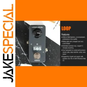 KOKKO FLP-2 Looper SOS Effect Pedal
